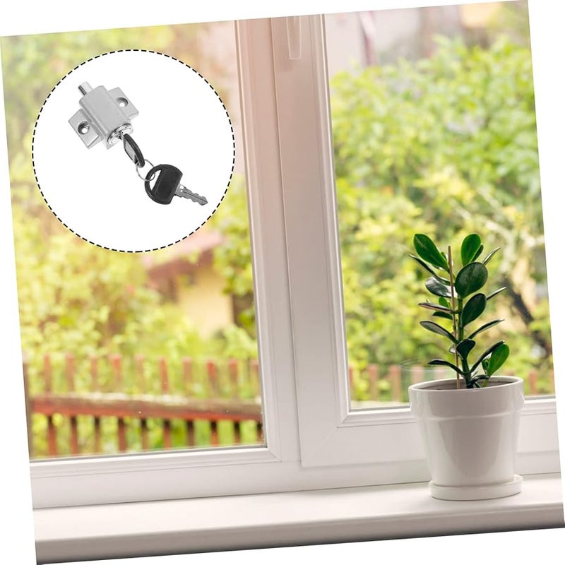 Zinc Alloy Childproof Safety Lock For Sliding Windows And Doors - Image 5