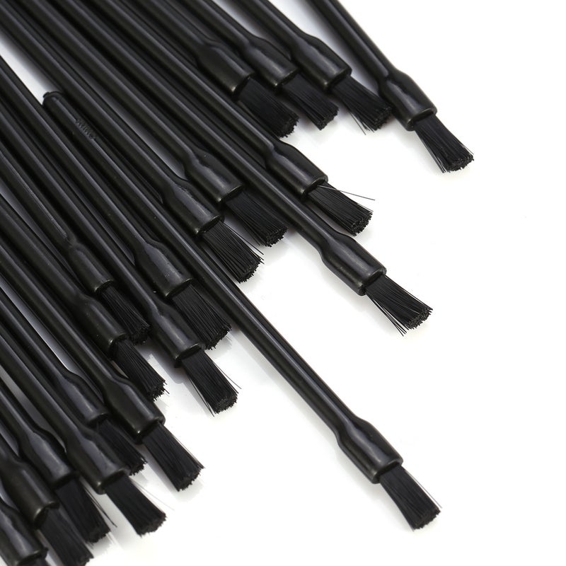 50Pcs/Set Disposable Lip Brush Lipstick Gloss Wands Applicator Makeup Cosmetic Tool Black - Image 5