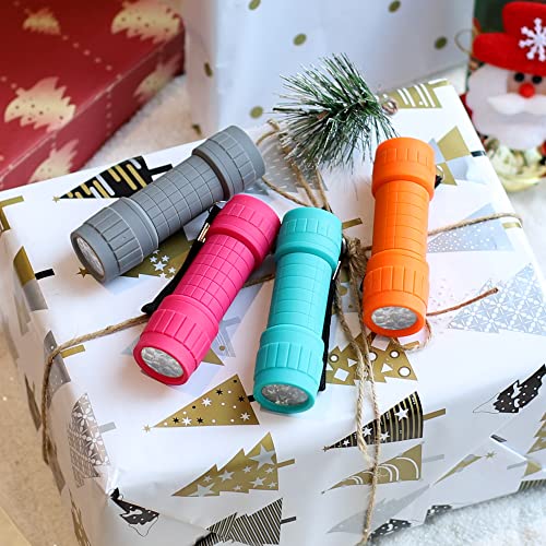 FASTPRO 10-Pack, 9-LED Mini Flashlight Set, AAA Batteries are Included and Pre-Installed, Perfect for Class Teaching, Camping, Wedding Favor - Image 2