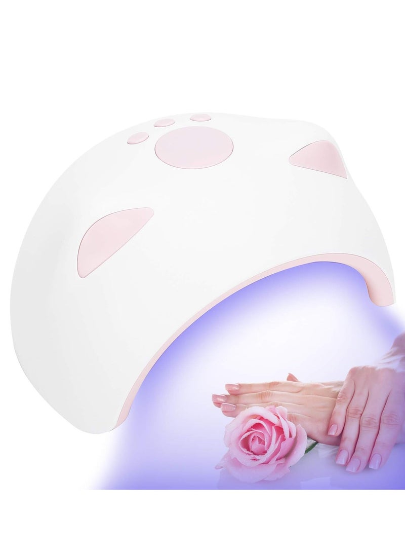 Cute Nail Gel Drying Machine,60W Nail Polish Drying Lamp  with 3 Timer Setting - Image 4