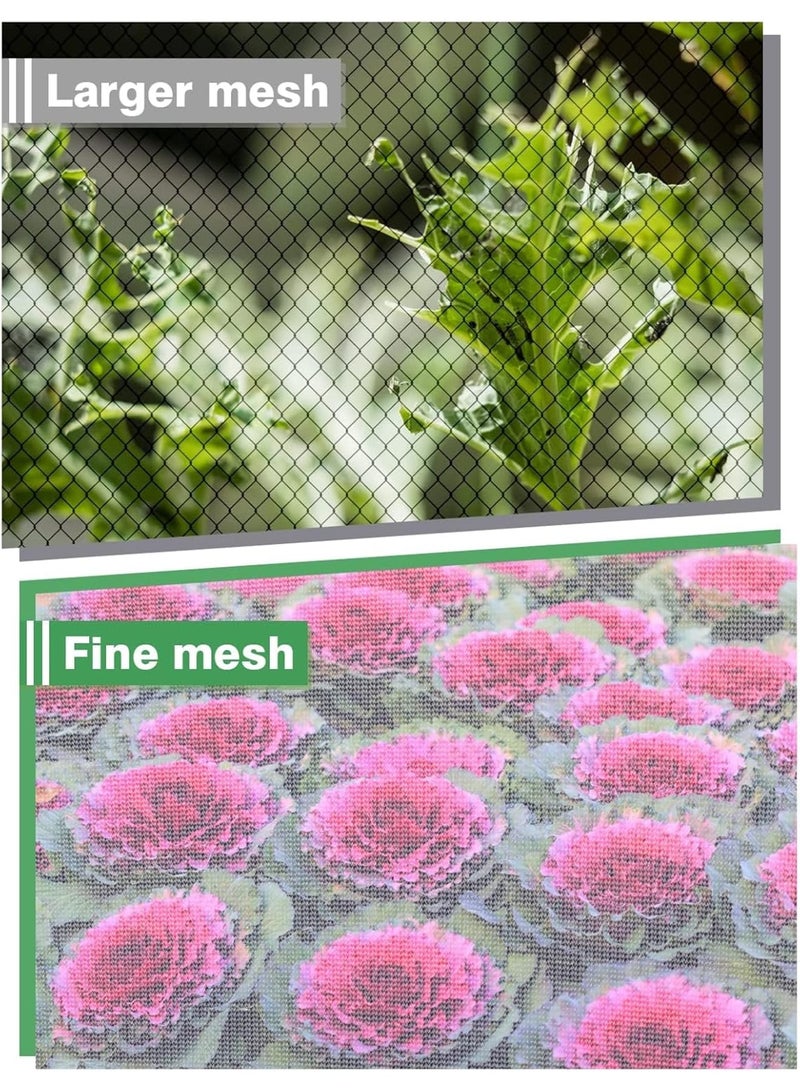 SOLARAE Upgraded Garden Netting- 40 × 40 × 20 Inches Pop-up Plant Covers Net for Garden Protection- Ultra Fine Garden Mesh Netting Protection from Bird Pest Barrier Net Row Cover for Plant Fruit Vegetable - Image 3