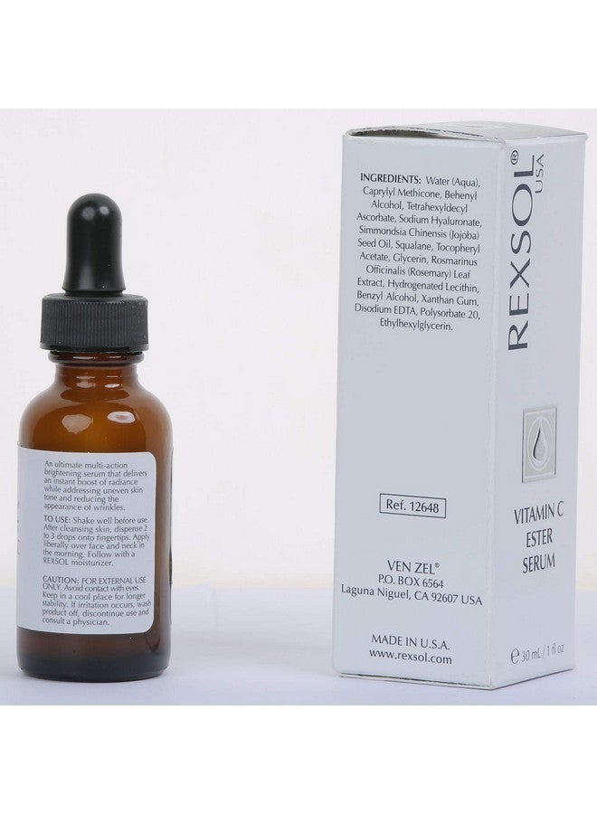 REXSOL Vitamin C Ester Serum An Ultimate Multiaction Brightening Serum Radianceboost Vitamin C Serum Skin Brightening & Hydration 30Ml - Image 3
