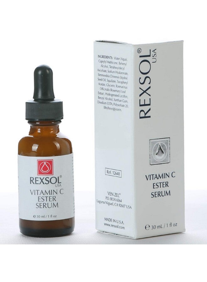 REXSOL Vitamin C Ester Serum An Ultimate Multiaction Brightening Serum Radianceboost Vitamin C Serum Skin Brightening & Hydration 30Ml - Image 2
