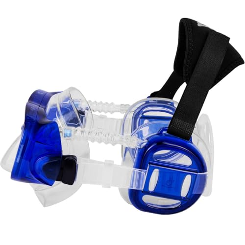 IST ME80 ProEar Pressure Equalization Mask with Watertight Ear Cups Blue - Image 3