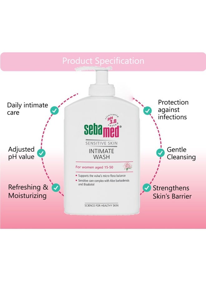 Sebamed غسول نسائي حميمي pH 3.8 200 مل - Image 3