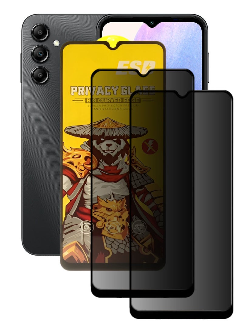 ESD 2 Pieces Tempered Dustproof Glass Screen Protector Compatible For Samsung Galaxy A14 5G - Image 1