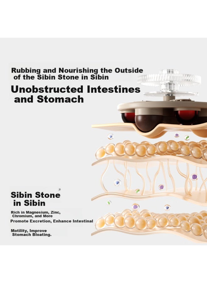 Pgg Bian Stone Abdominal Massager, Moxibustion Hot Compress, Menstrual Aid, Uterus-warming Waist Belt, Belly Slimming W2, Gift For Girlfriend, Qixi Valentine's Day Present, Practical Birthday Gift, National Subsidy - Image 5
