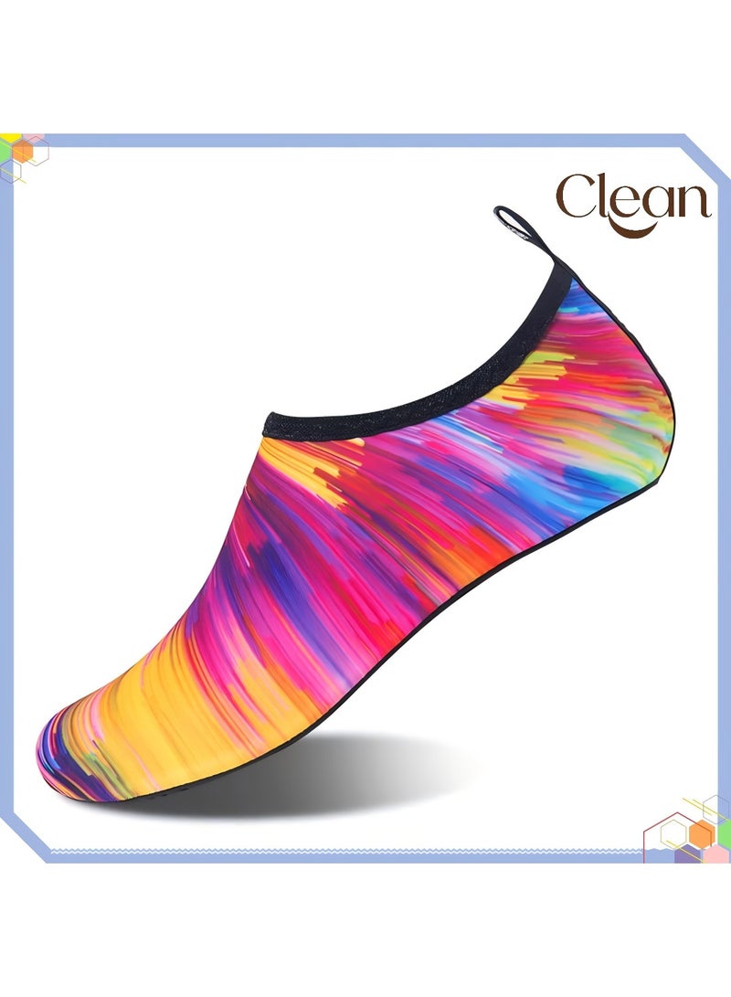 Clean Water Shoes Women's Men's Outdoor Beach Swimming Aqua Socks Quick-Dry Barefoot Shoes Surfing Yoga Pool Exercise - Image 1