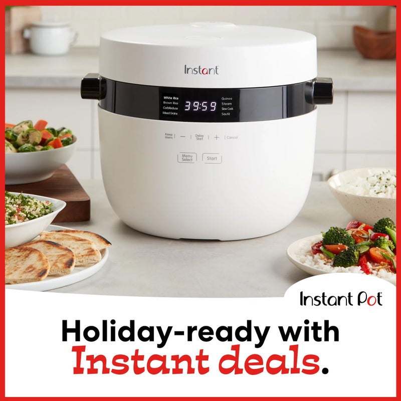Instant Pot 20-Cup Rice Cooker, Rice and Grain Multi-Cooker with Carb Reducing Technology without Compromising Taste or Texture, From the Makers of Instant Pot, Includes 8 Cooking Presets - Image 2