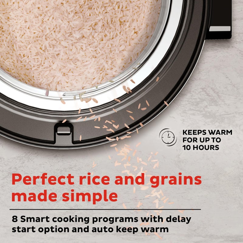 Instant Pot 20-Cup Rice Cooker, Rice and Grain Multi-Cooker with Carb Reducing Technology without Compromising Taste or Texture, From the Makers of Instant Pot, Includes 8 Cooking Presets - Image 5
