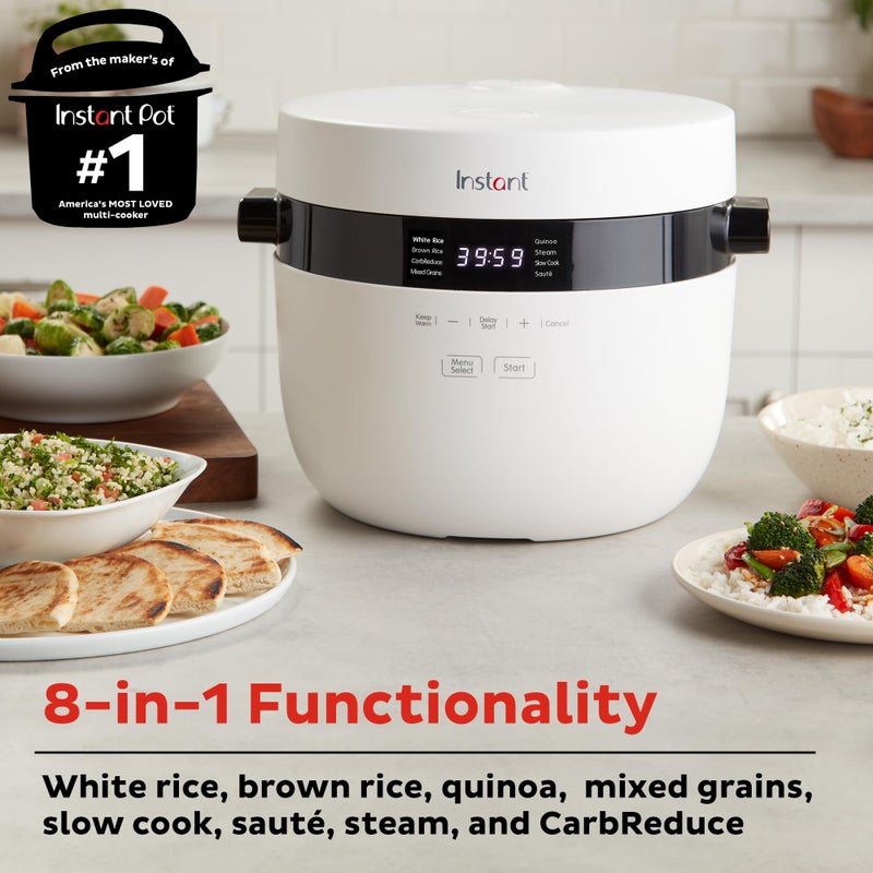 Instant Pot 20-Cup Rice Cooker, Rice and Grain Multi-Cooker with Carb Reducing Technology without Compromising Taste or Texture, From the Makers of Instant Pot, Includes 8 Cooking Presets - Image 4
