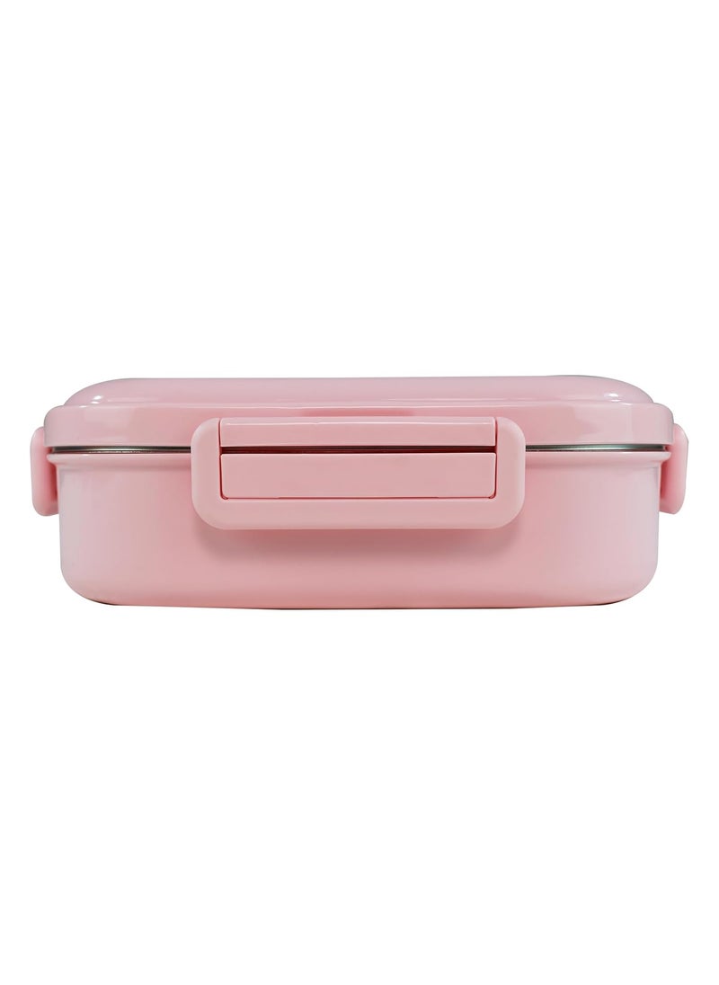 SMILY KIDDOS Smily Kiddos Kids Stainless Steel Insulated Lunch Box Unicorn Theme - Pink |Age Above 3 Years| 100% BPA Free and Food Grade  - Image 3