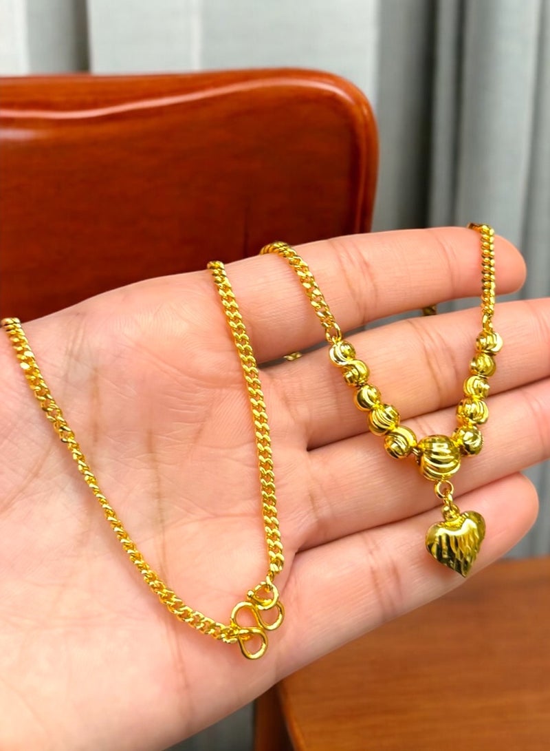 GOLDMAX 21k Gold Plated Necklace For Women - Image 1