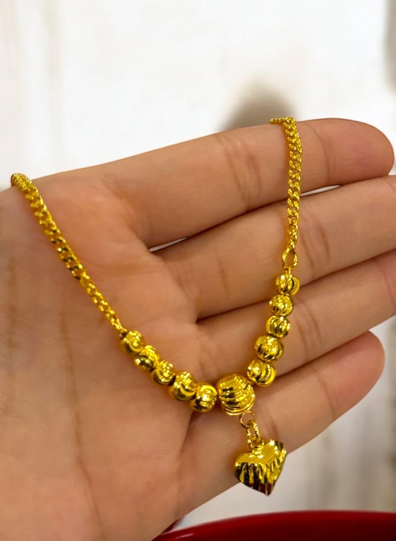 GOLDMAX 21k Gold Plated Necklace For Women - Image 2