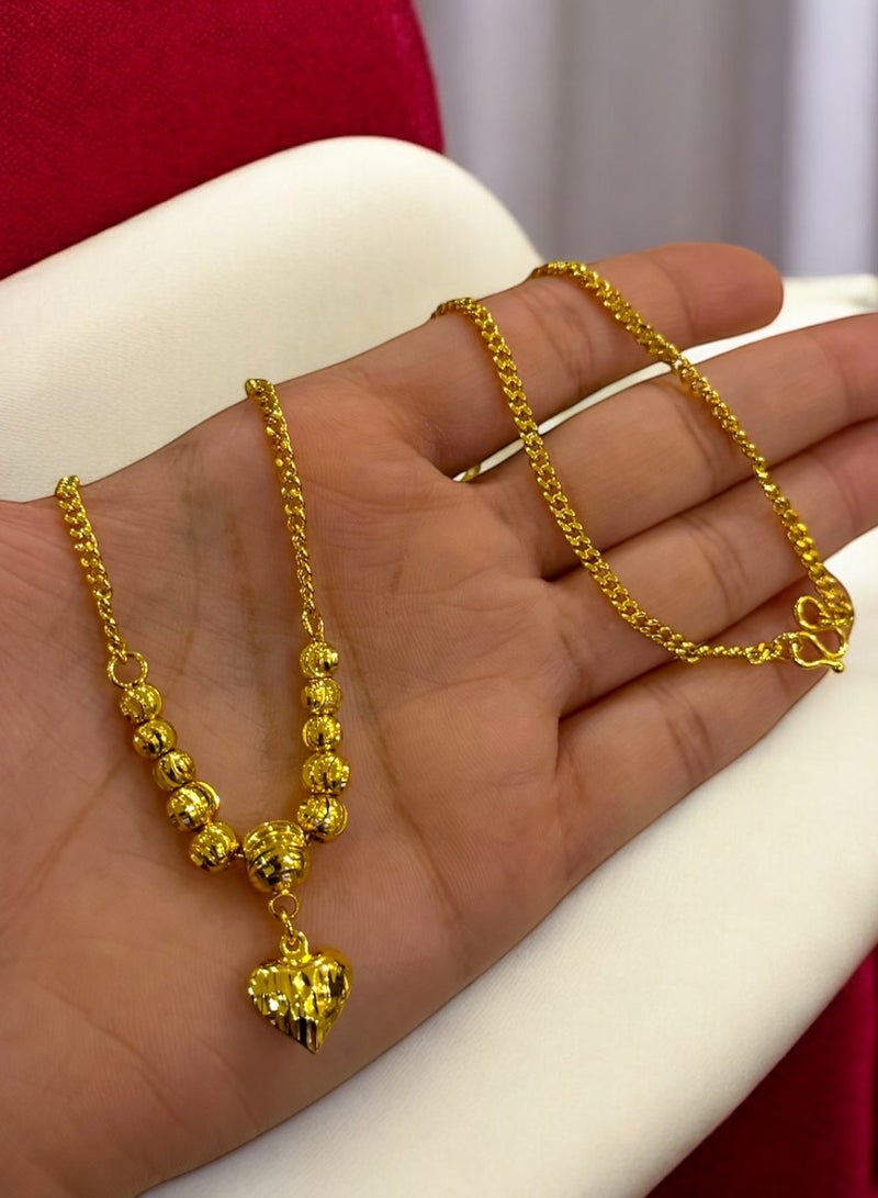 GOLDMAX 21k Gold Plated Necklace For Women - Image 3