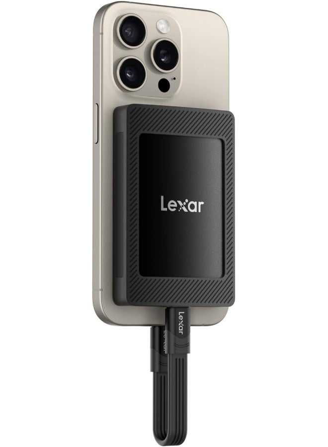 Lexar External Portable SSD 1TB, USB3.2 Gen2*2, up to 2000MB/s read, up to 1800MB/s write ( With Magnetic Set ) - Image 1