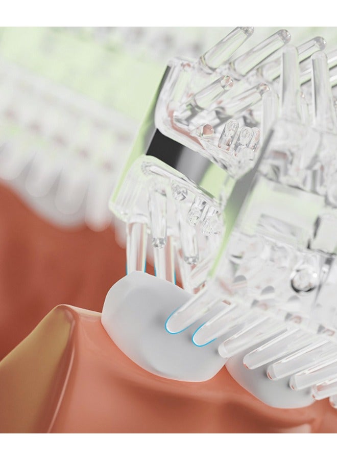 U-Shaped Soft Silicone Toothbrush With Holder For 2-12 Years Old Kids - Image 3