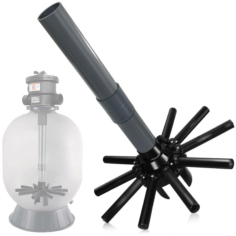 Rugam SWX236DA2 Lateral Assembly with Center Pipe Compatible with Hayward Swim Pro Sand Filter SW236T SW236TX5S E200 2003Present Folding Umbrella Design AntiSand Pool Filter Replacement Part - Image 2