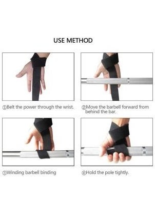 Keufman - Lifting Strap Bar Weight Belt Weightlifting Grip Belt (Deadlift) Pulling - Image 1