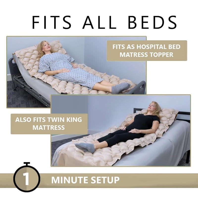 PAXMAX Medical Air Bed Mattress with Air Pump to Prevent Bed Sores - Image 4