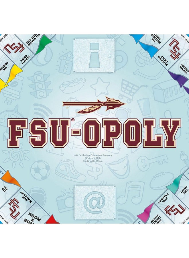 Late For The Sky: FSU-Opoly - Florida State University Themed Family Board Game, Opoly-Style, Traditional Play Or 1 Hr Version, Ages 8+, 2-6 Players - Image 5