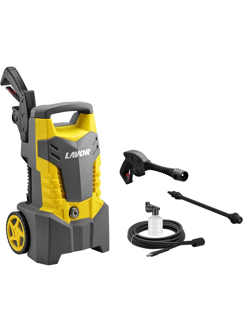 لافور غسالة الضغط العالي من لافور، منظف محمول عالي الضغط فيوري بلس 120، تكنولوجيا إيطالية، ضغط 120 بار كحد أقصى، تدفق 330 لتر/ساعة كحد أقصى، محرك 1500 وات - Image 1