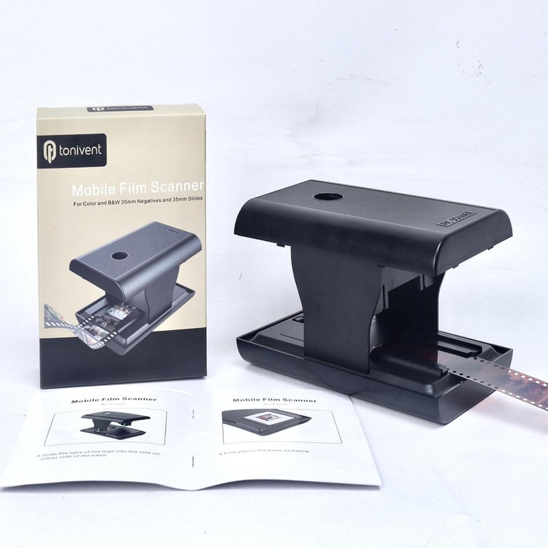 2 Pcs Film Scanner | Folding Scanners with LED Backlight,35mm/135mm Slide and Negative Scanners for Old Slides to Your Smartphone - Image 5