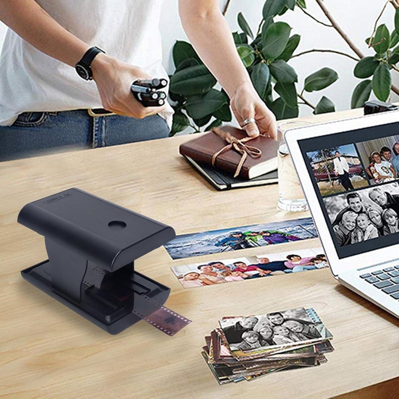 2 Pcs Film Scanner | Folding Scanners with LED Backlight,35mm/135mm Slide and Negative Scanners for Old Slides to Your Smartphone - Image 2