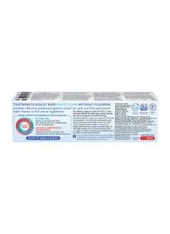 R.O.C.S Fluoride-Free Toothpaste Kids Fruity Cone 45 Grams  - Image 3