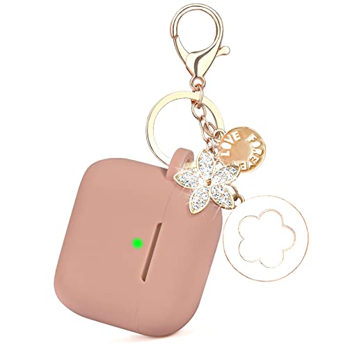 VISOOM Case for Airpods Pro 1st 2nd Generation - VISOOM Airpods Pro 1/2 Cases Cover Women Silicone iPod Pro 2 Earbuds Wireless Charging Case Girl Bling Keychain for Apple Airpod Gen Pro 2 - Image 4