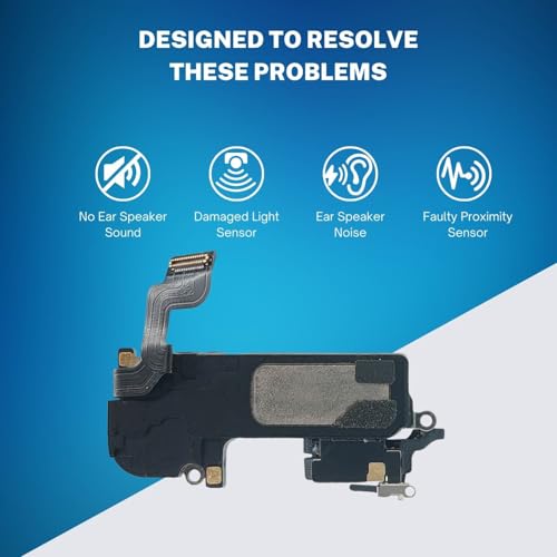 MEEFIX Ear Speaker Module and Face ID Sensor Proximity Light Flex Cable Assembly Replacement for iPhone 12 Pro Max - Image 3