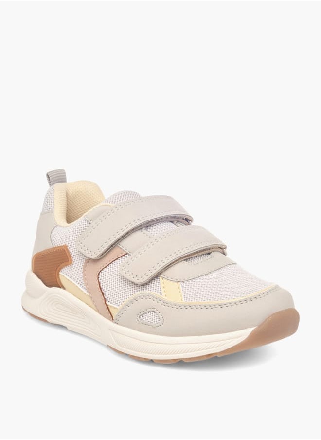 JUNIORS Boys Textured Sneakers With Hook And Loop Closure  - Image 1