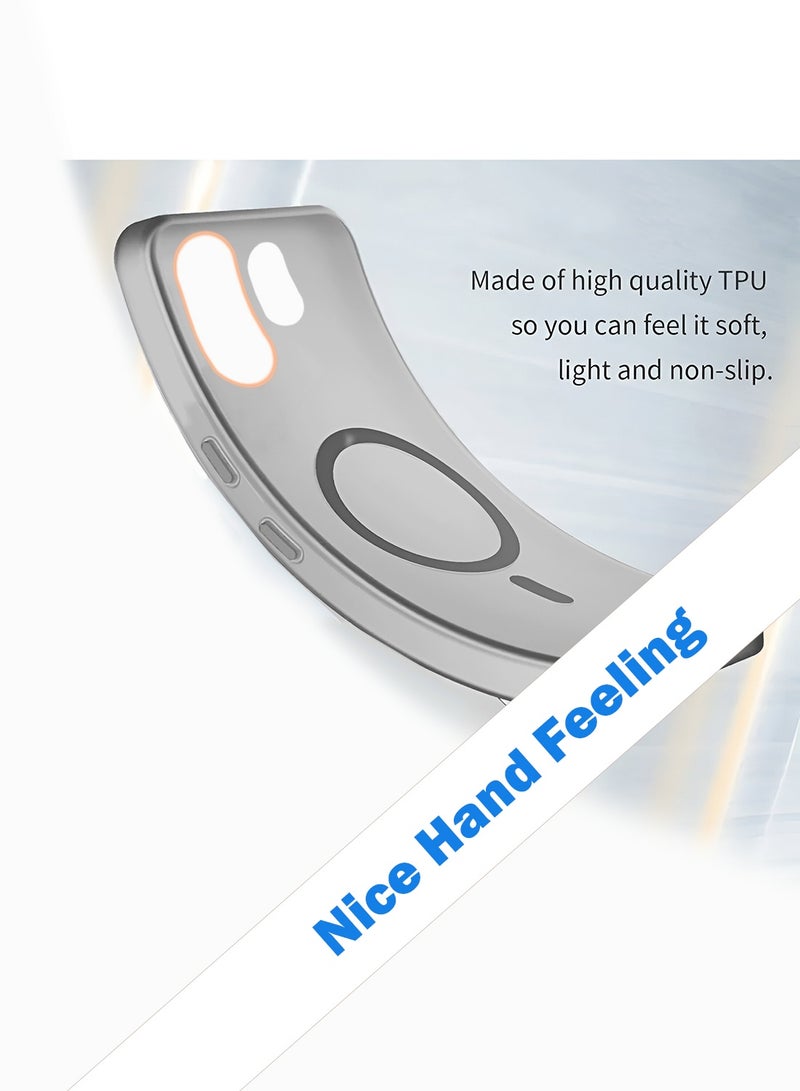 Wtech Nothing CMF Phone 2 Pro 5G 2025 Hybrid Translucent Magsafe with Magnetic Charging Raised Camera Lips Elegant Look Case Cover (MCMPMN) - Grey - Image 3