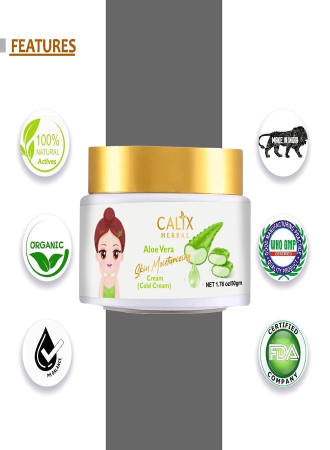 كلاليكس هيربال كريم كاليكس هيربال العضوي والأيورفيدي بخلاصة الصبار لترطيب وتنعيم البشرة | مصنوع من مكونات طبيعية - كريم شتوي بارد لجميع أنواع البشرة للنساء والرجال - 50 غرام - Image 5