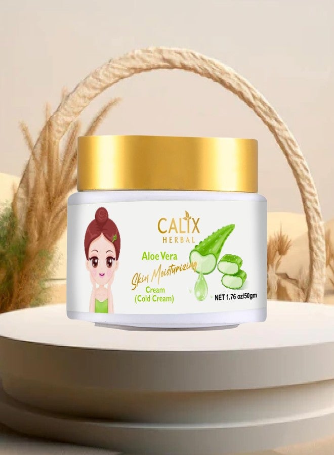 كلاليكس هيربال كريم كاليكس هيربال العضوي والأيورفيدي بخلاصة الصبار لترطيب وتنعيم البشرة | مصنوع من مكونات طبيعية - كريم شتوي بارد لجميع أنواع البشرة للنساء والرجال - 50 غرام - Image 3