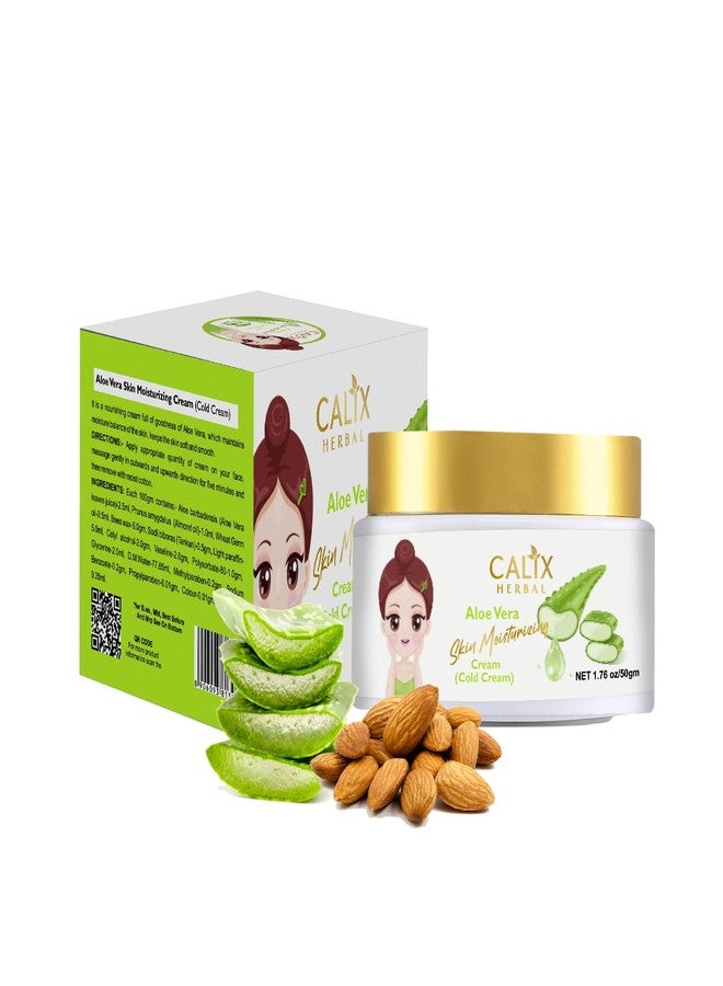 كلاليكس هيربال كريم كاليكس هيربال العضوي والأيورفيدي بخلاصة الصبار لترطيب وتنعيم البشرة | مصنوع من مكونات طبيعية - كريم شتوي بارد لجميع أنواع البشرة للنساء والرجال - 50 غرام - Image 1