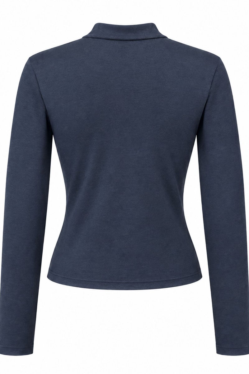 MIXRAY Simple Blouse - Image 3