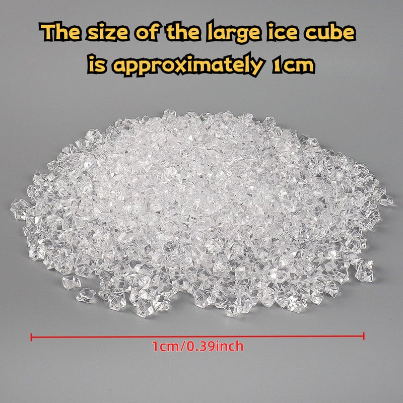 30g Mini Transparent Ice Cube Doll House Accessories DIY Photo Decoration - Image 2