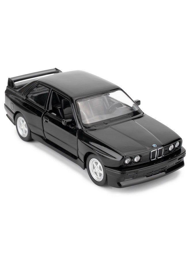 RMZ City 1:36 BMW M3 1987 Toy Car, Diecast Pull Back Model Car, Doors Open, Collection Kids Toy for Aged 3 and up, Gift Black - Image 1