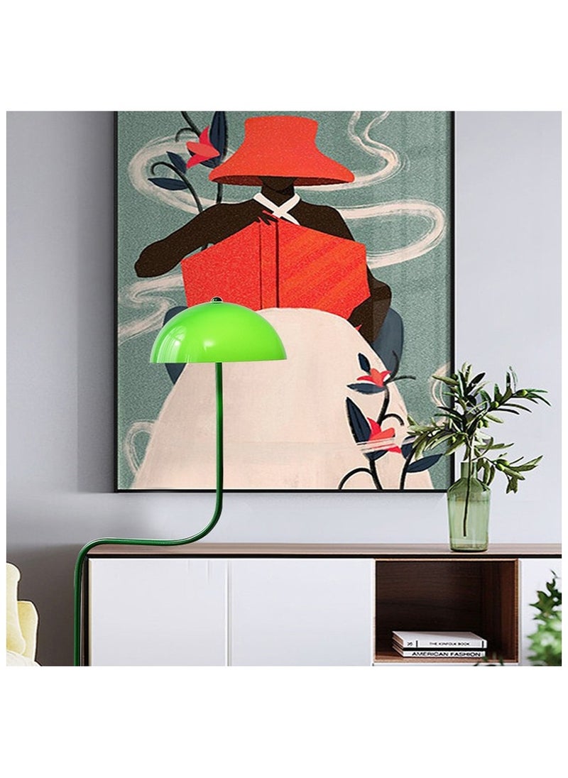 Generic - Emerald Green Floor Lamp, Bedroom Bedside Bean Sprout Table Lamp, LED Tri-Color Variable Lighting - Image 1