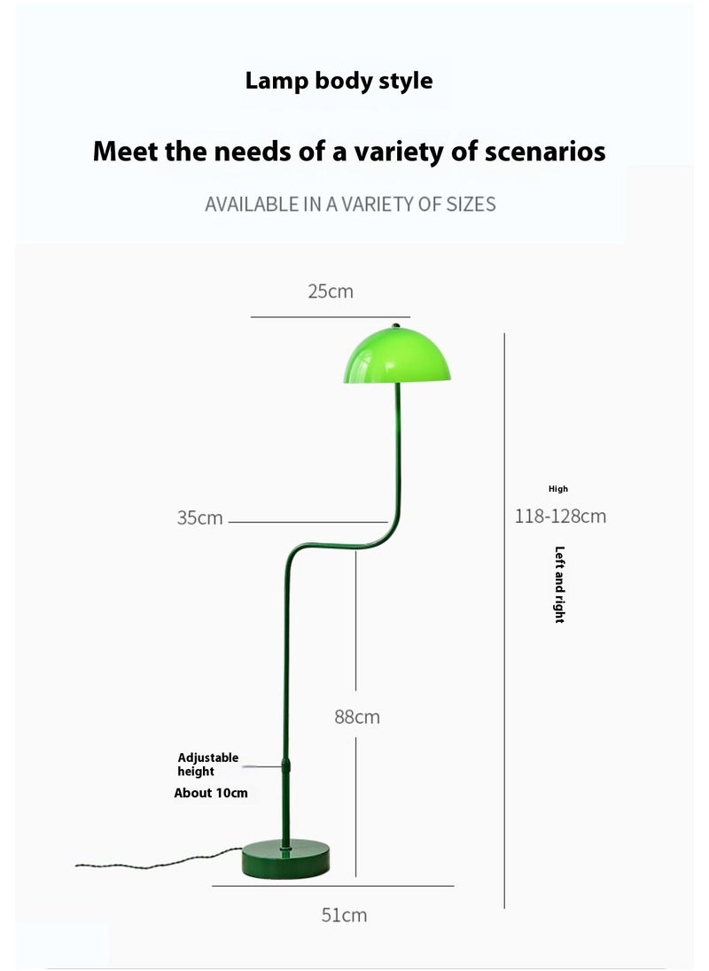 Generic - Emerald Green Floor Lamp, Bedroom Bedside Bean Sprout Table Lamp, LED Tri-Color Variable Lighting - Image 1