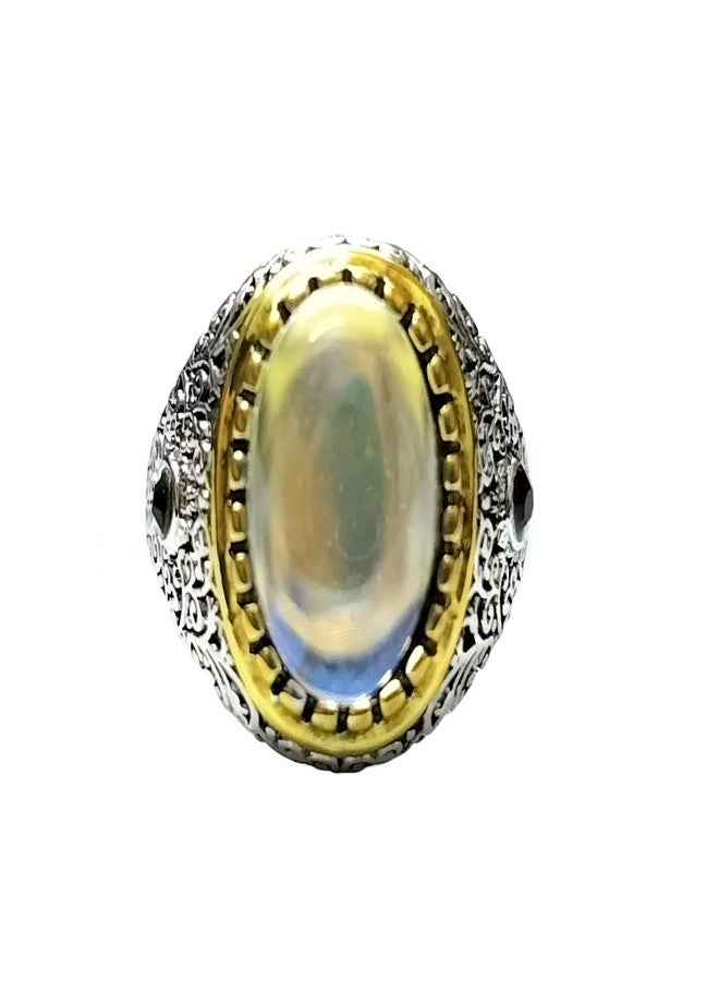 RUVEE Turkish Stainless Steel Religious Riverette Metallic Plated Rings for Men & Boys (Ruhani) - Image 2