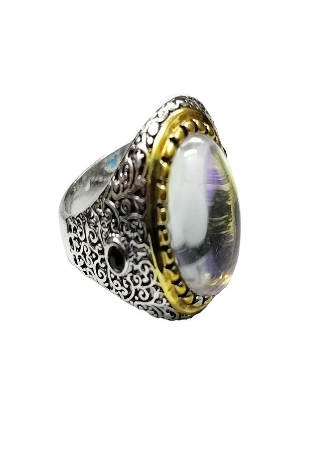 RUVEE Turkish Stainless Steel Religious Riverette Metallic Plated Rings for Men & Boys (Ruhani) - Image 1