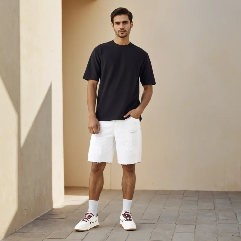 Splash FAV Relaxed Fit Textured T-shirt