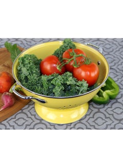 Calypso Basics by Reston Lloyd Powder Coated Enameled Colander, 3 Quart, Lemon - pzsku/Z2C31B9C980FCA70327ABZ/45/_/1728458240/97c0a4a3-0236-4892-a5d3-84ef74744806