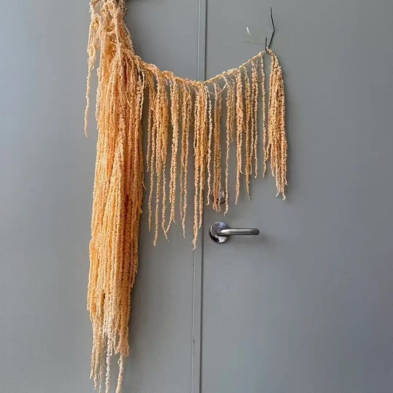 Bluejw Lovebay Natural Dried Amaranthus Caudatus – Long Bleached Preserved Real Hanging Amaranth Flowers for Wedding & Home Decor - Image 1