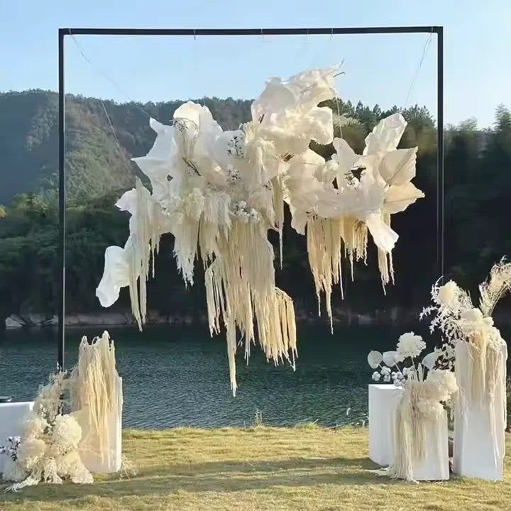 Bluejw Lovebay Natural Dried Amaranthus Caudatus – Long Bleached Preserved Real Hanging Amaranth Flowers for Wedding & Home Decor - Image 3