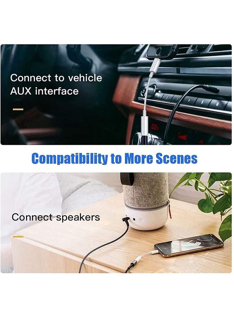 Generic - 3 Pack Lightning to 3.5 mm Headphone Adapter for iPhone iphone MFi Certified Headphones Earphones Jack Aux Audio Dongle Adapter for iPhone Accessories Compatible with iPhone 14 13 12 11 XR X 8 7 - Image 1