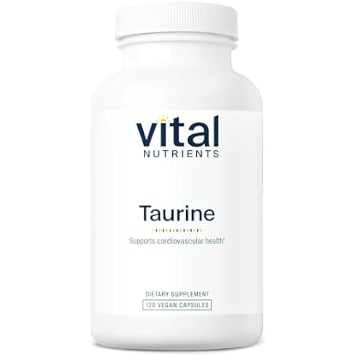 Vital Nutrients مكمل التورين 1000 ملغ من فيتال نيوترينتس | مكمل أمينو أسيد نباتي للتخلص من السموم | مكمل التورين لدعم صحة القلب والأعصاب والكبد* | خالي من الجلوتين والألبان وفول الصويا | غير معدل وراثيًا | 120 كبسولة - Image 1