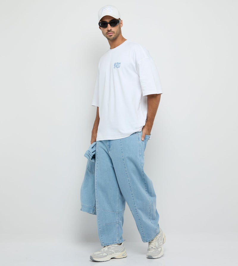 إف5 جينز رجالي  دينم أزرق فاتح - Image 1